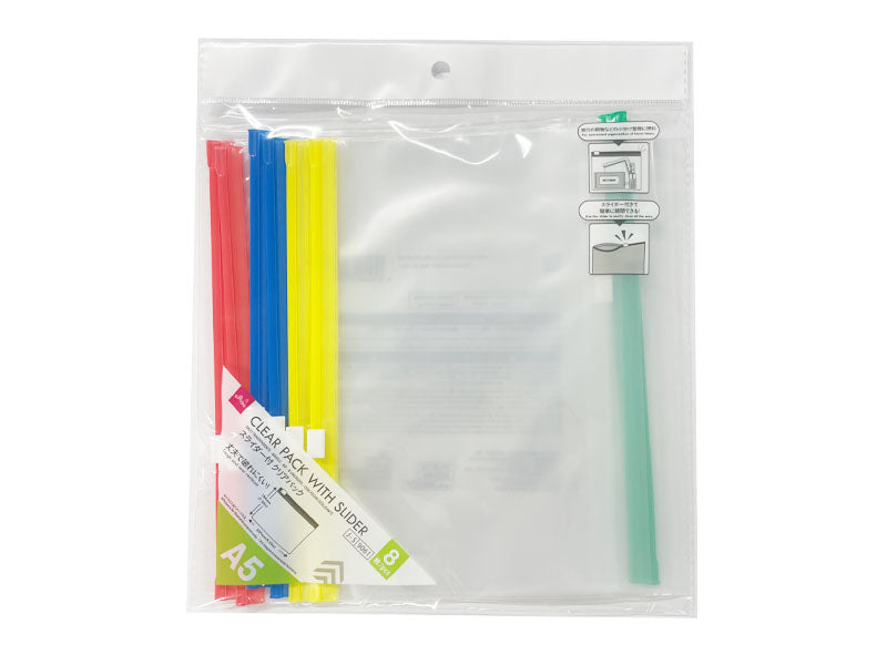 Clear Pack with Slider Basic A5