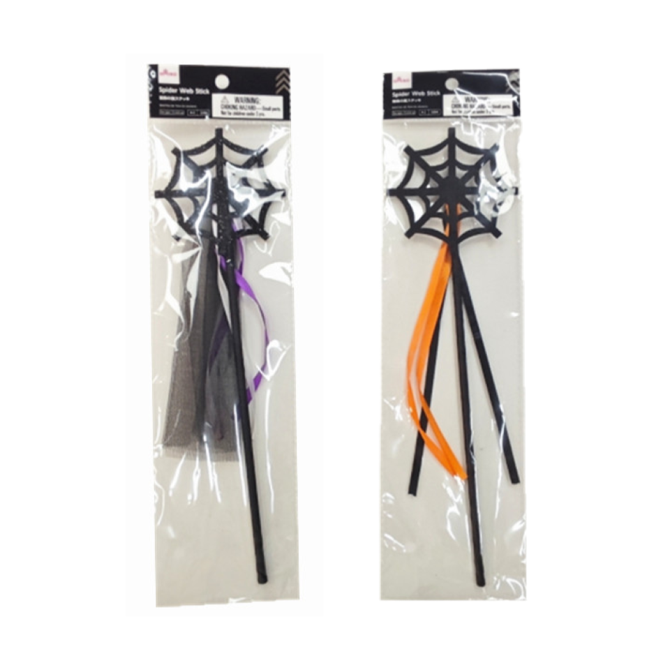 Halloween Spider Web Stick
