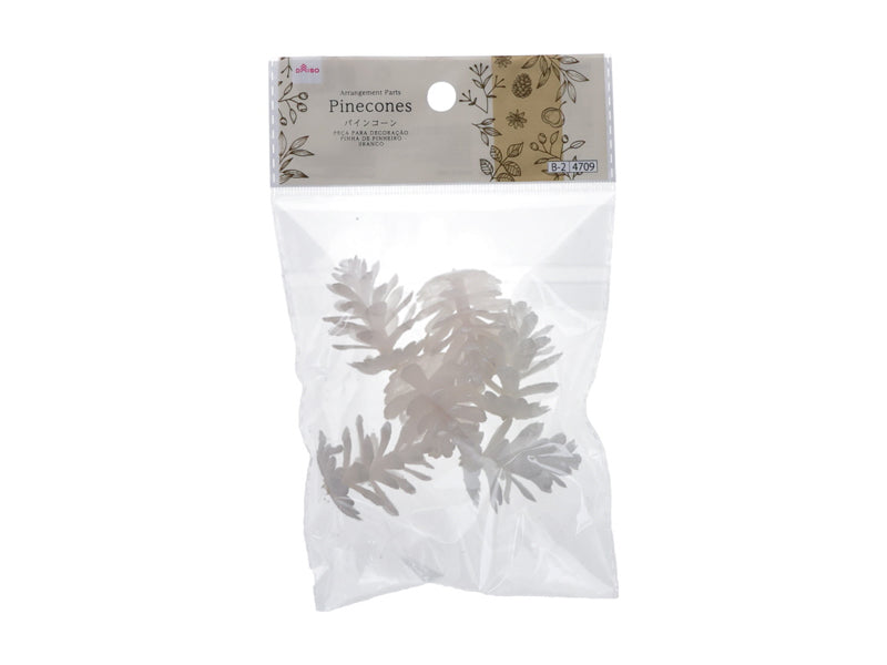 Arrangement Parts Pinecones White