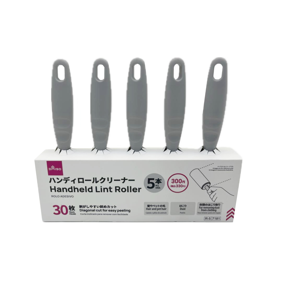 Handheld Lint Roller 30 Sheets 5 Pieces