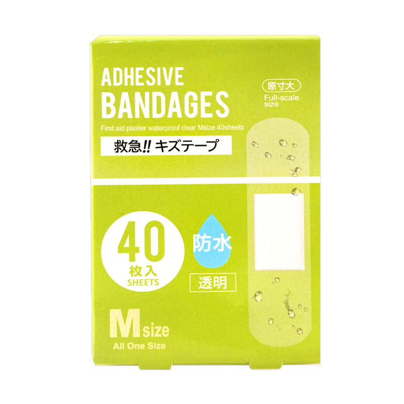 First Aid Plaster Waterproof Clear