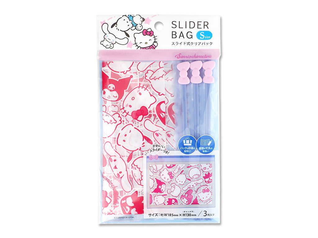 Sliding Clear Pack S Sanrio characters Face
