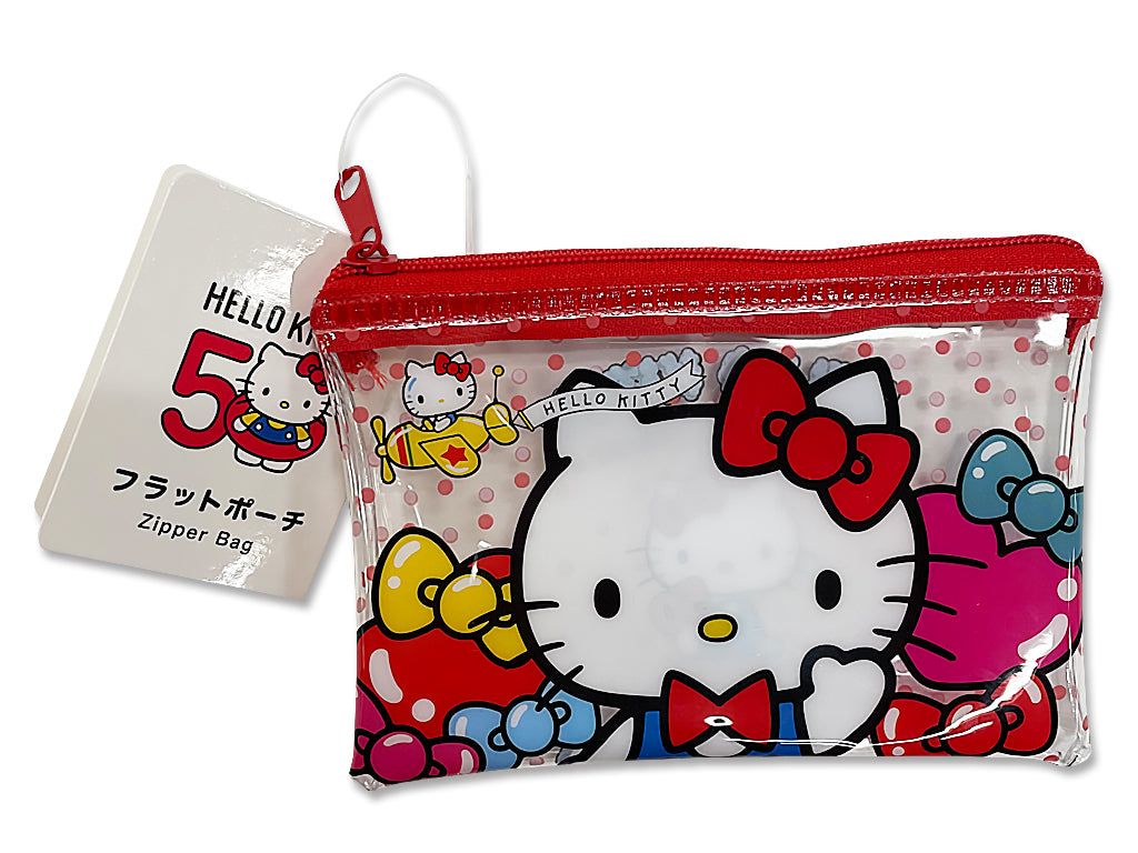 Hello Kitty 50th Anniversary Flat Pouch S
