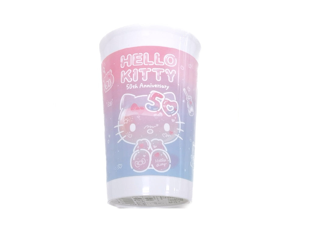 Hello Kitty Tumbler 50th Anniversary Clear