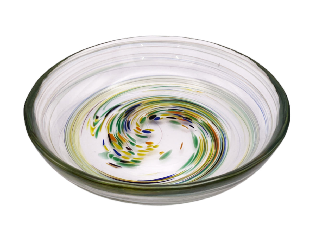 Colorful Dots Glass Mini Plate Colorful