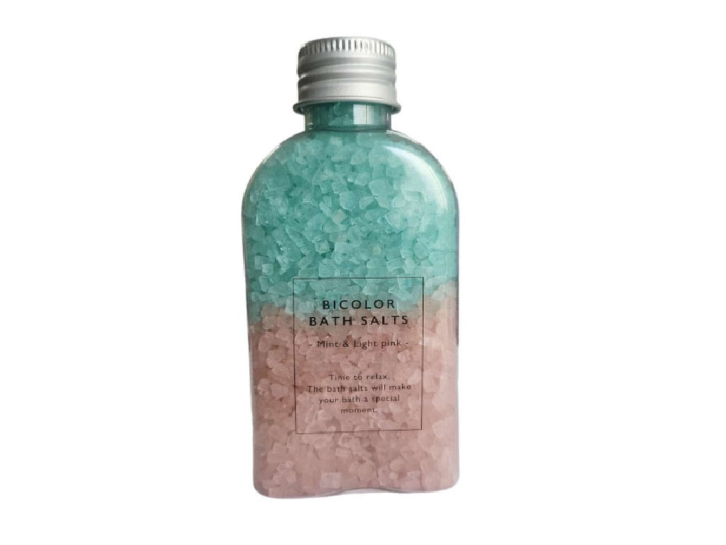 Bath Salt Bicolor Mint and Light Pink