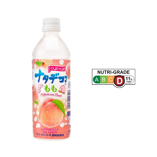 Sangaria Peach with Nata de Coco 500ml