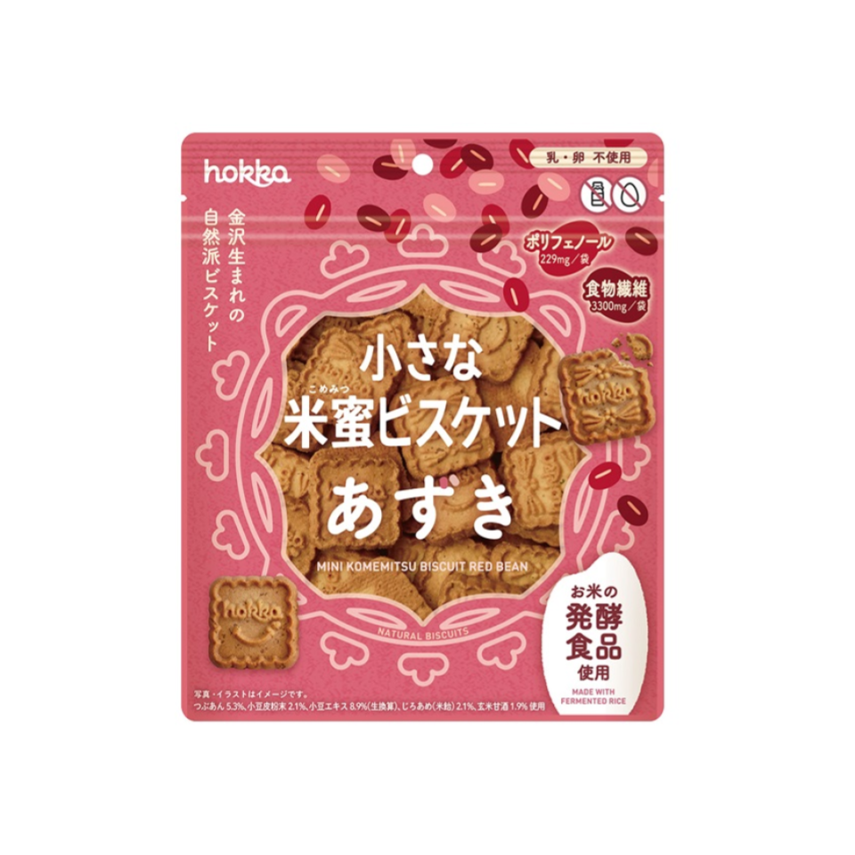 Hokuriku Confectionery Small Rice Honey Biscuits Azuki 90g