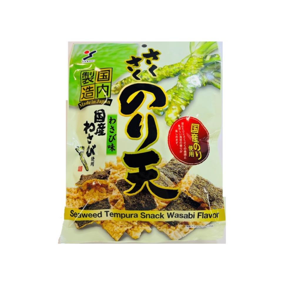 Yamaeishokuhin Seaweed Tempura Snack Wasabi Flavor 70g