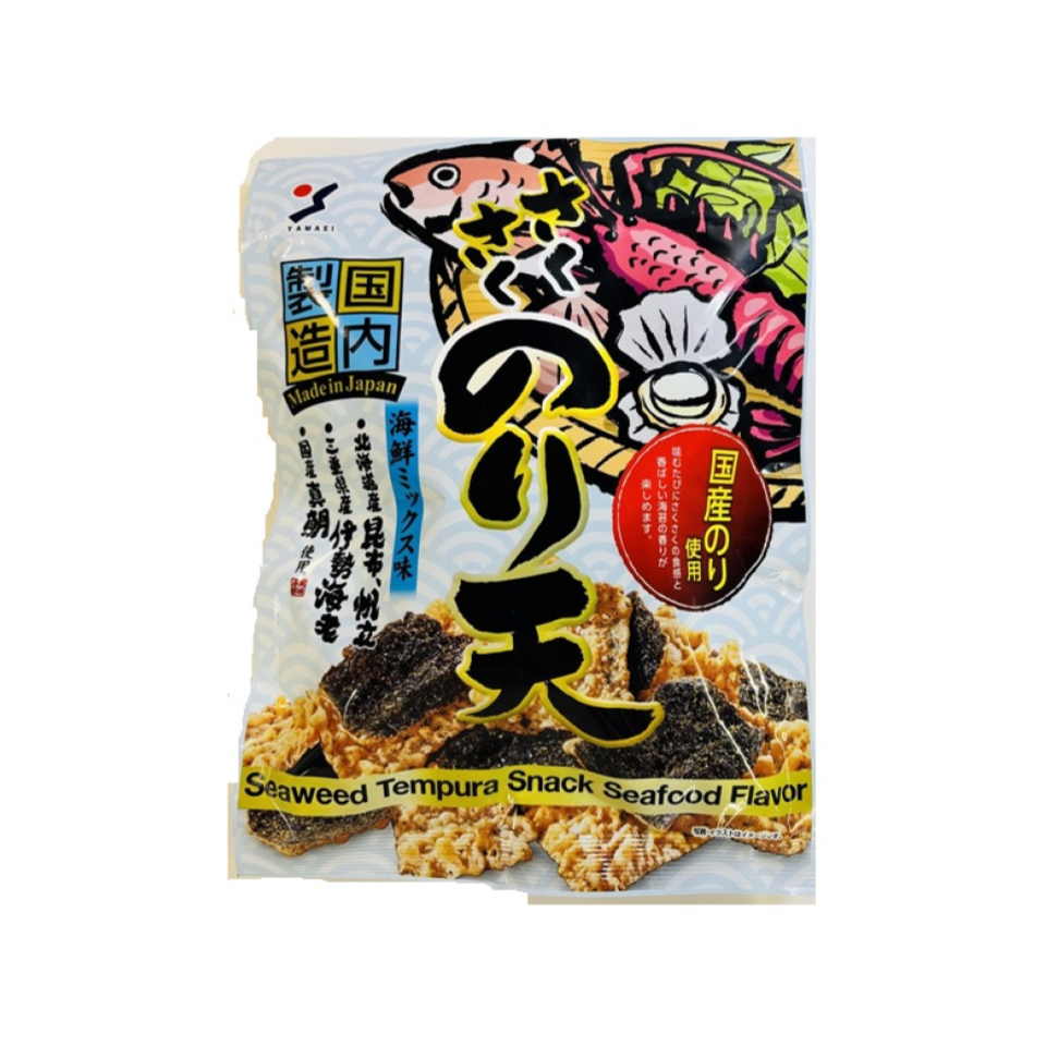 Yamaeishokuhin Seaweed Tempura Snack Seafood Flavor 70g