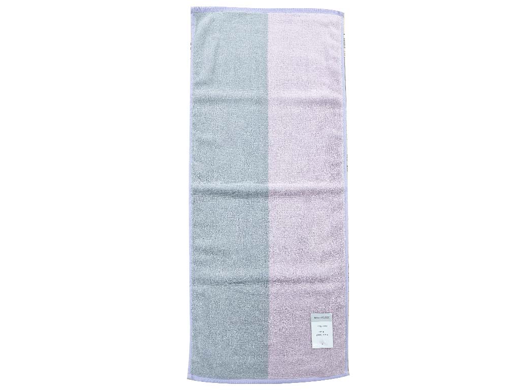 Face Towel Bicolor Pink Flossy