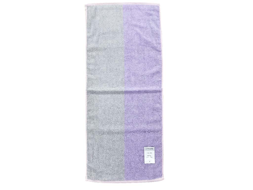 Face Towel Bicolor Purple Flossy