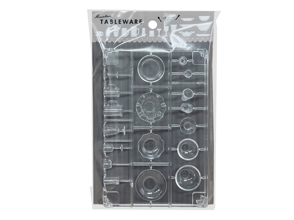 Miniature Tableware Clear