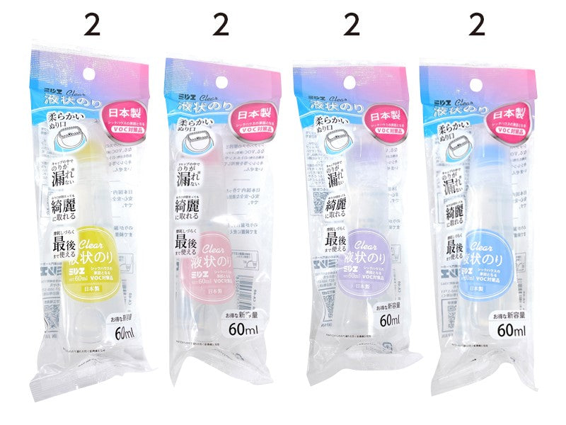 Clear liquid glue 60ml DAISO SINGAPORE
