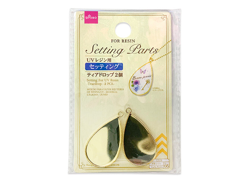 Setting for UV Resin Teardrop