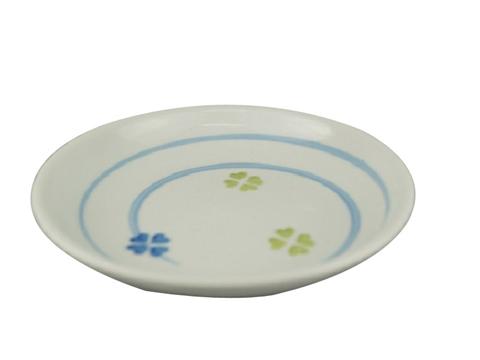 Arita Clover Dish with Thick Rim M