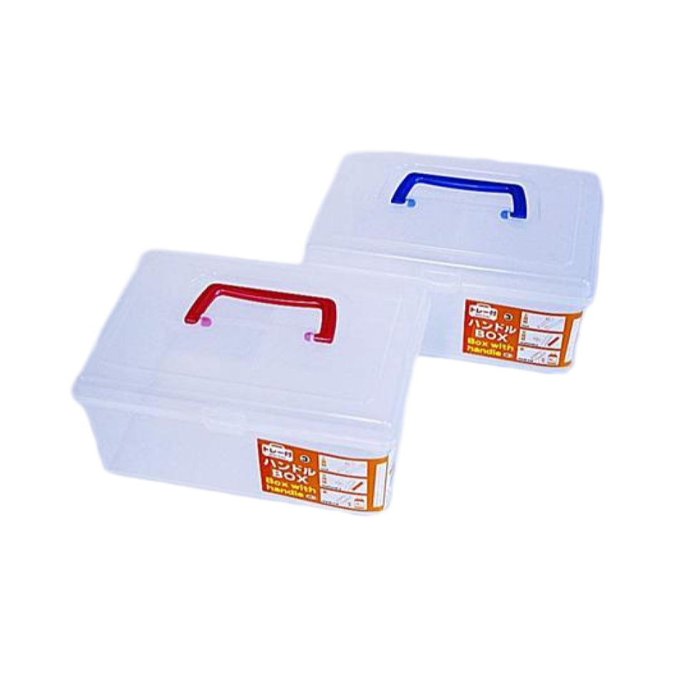 Box with Handle and Tray 3 6.9in x 3.3in