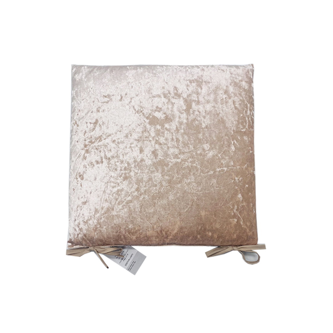 Velour Style Seat Cushion Gloss Pink