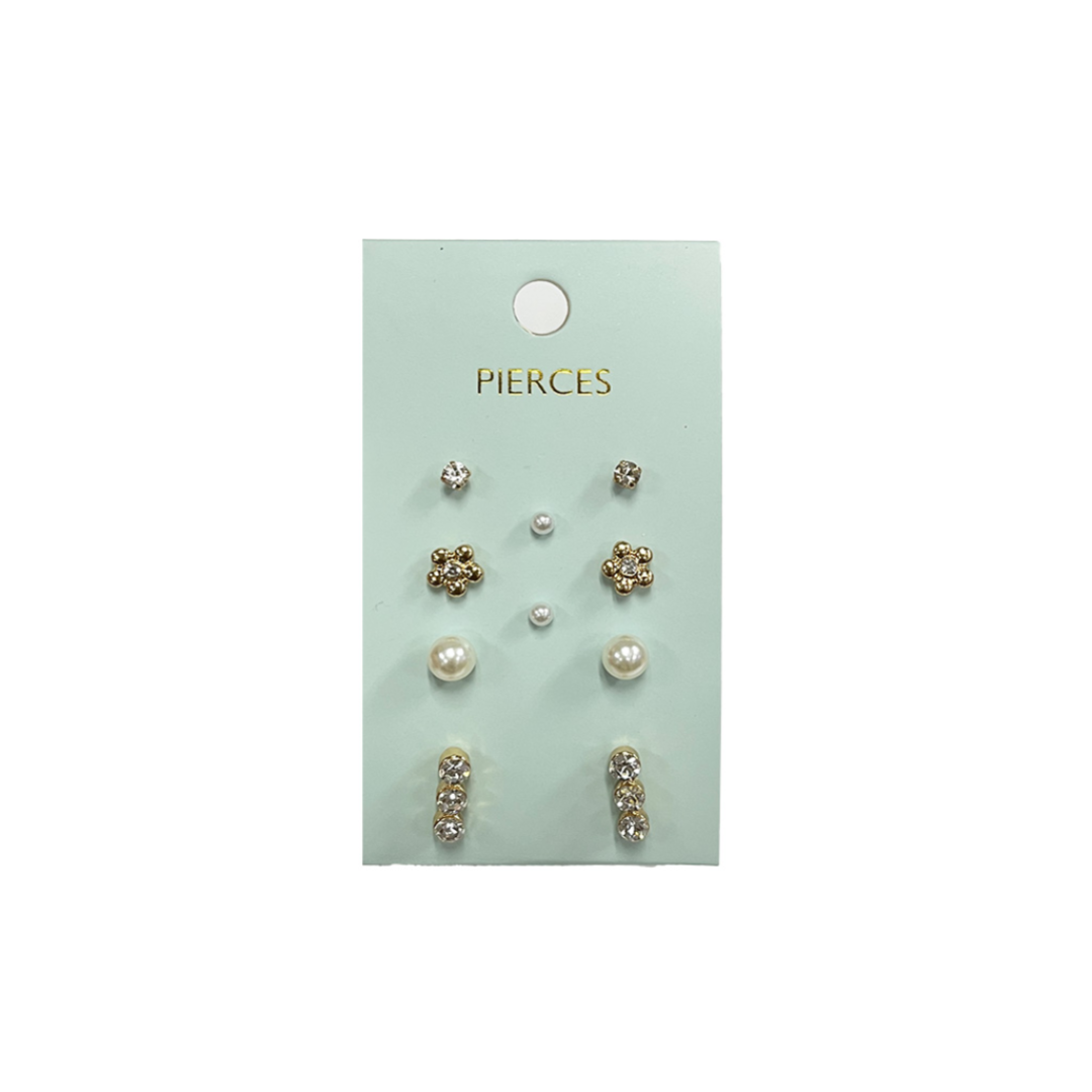 Earrings Set Gold