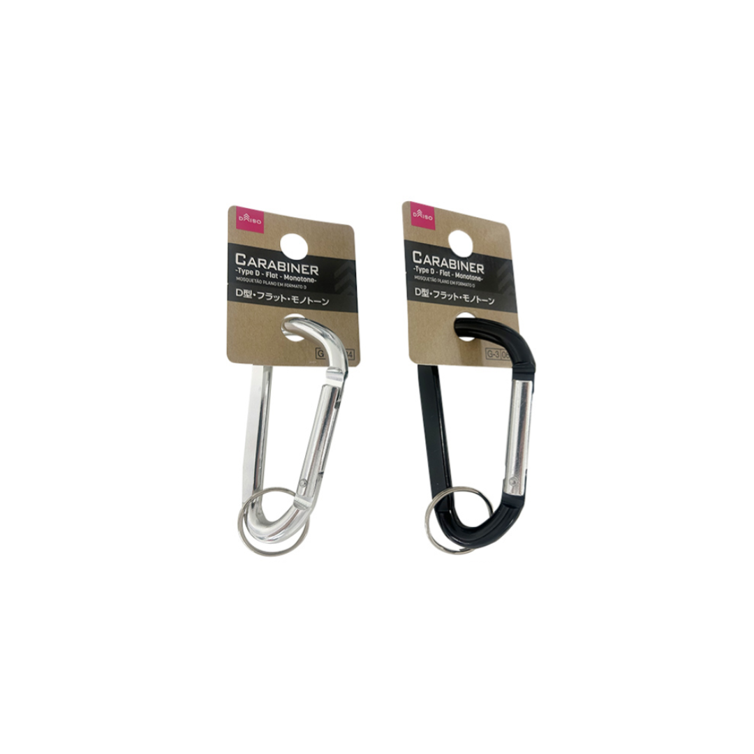 Carabiner Type D Flat Monotone
