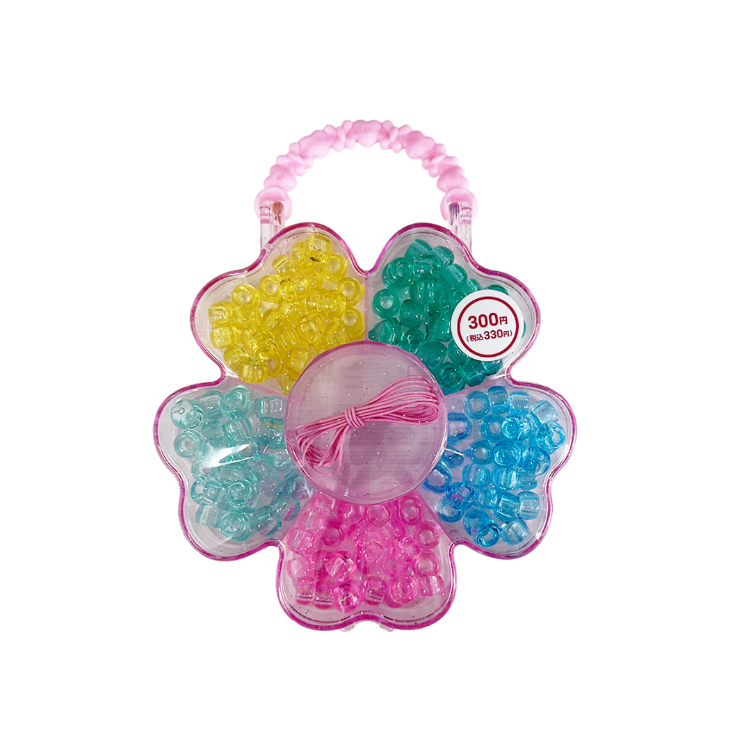 Beads Set Glitter Flower