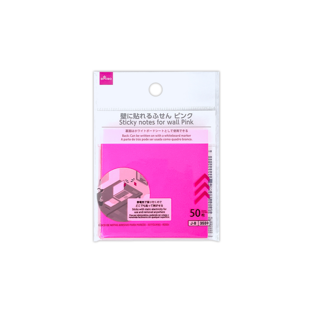 Sticky Notes for Wall Pink