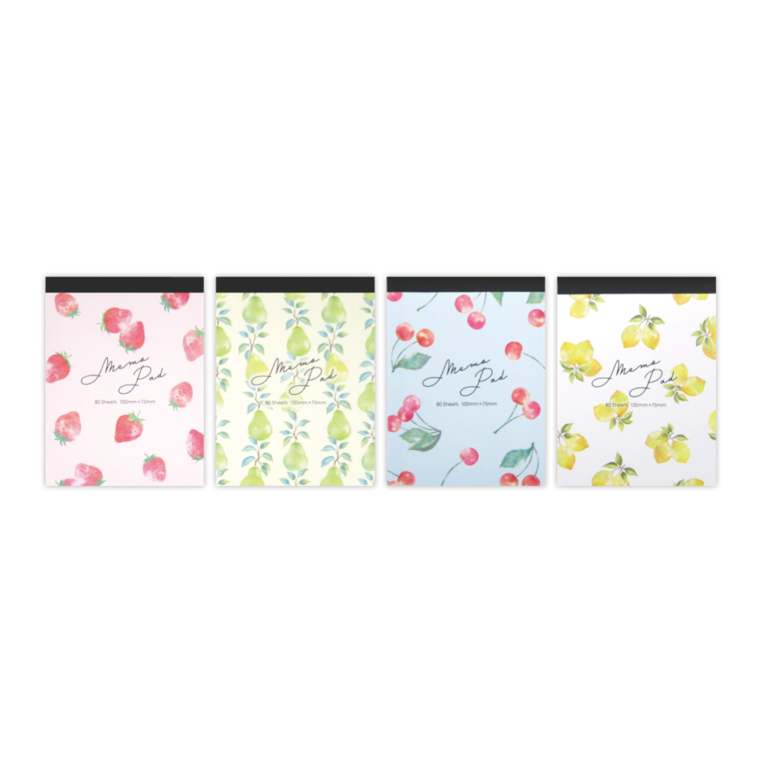 Cloth Note Pad Fruit Design