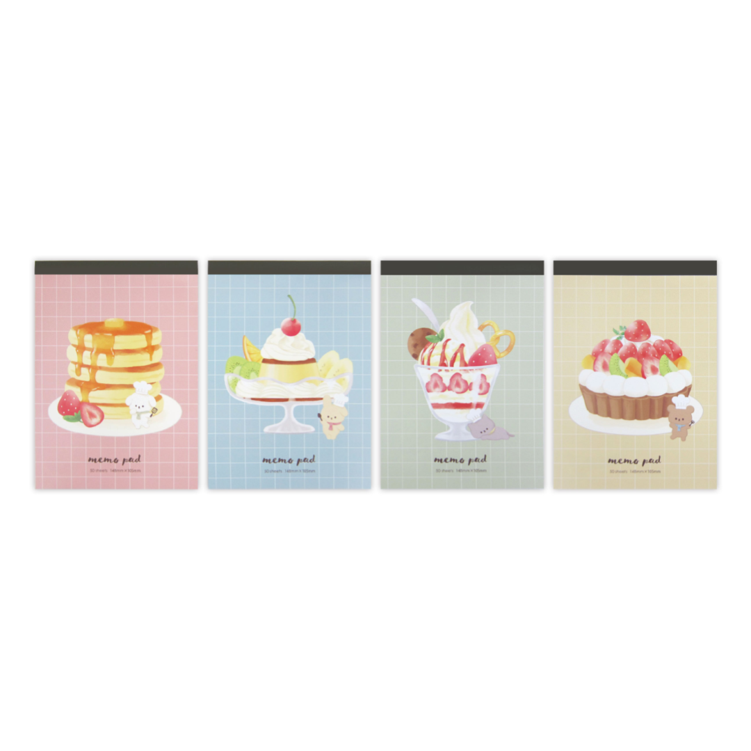 Cloth Note Pad A6 Sweets Design