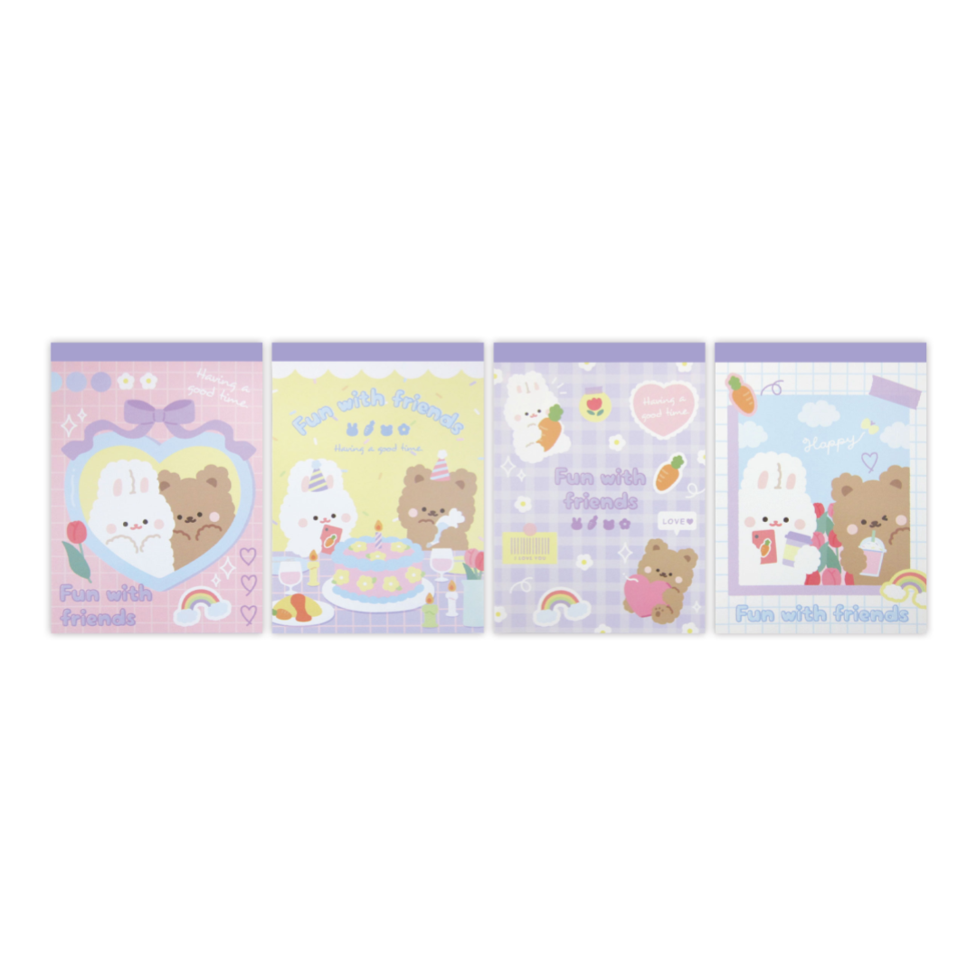 Cloth Note Pad A6 Animal Slow Life