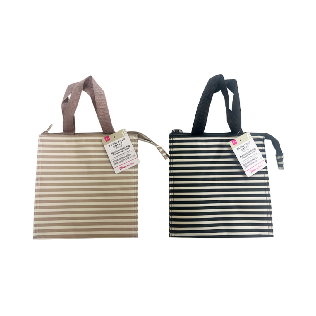 Aluminum Lunch Bag Triangular Type Stripe