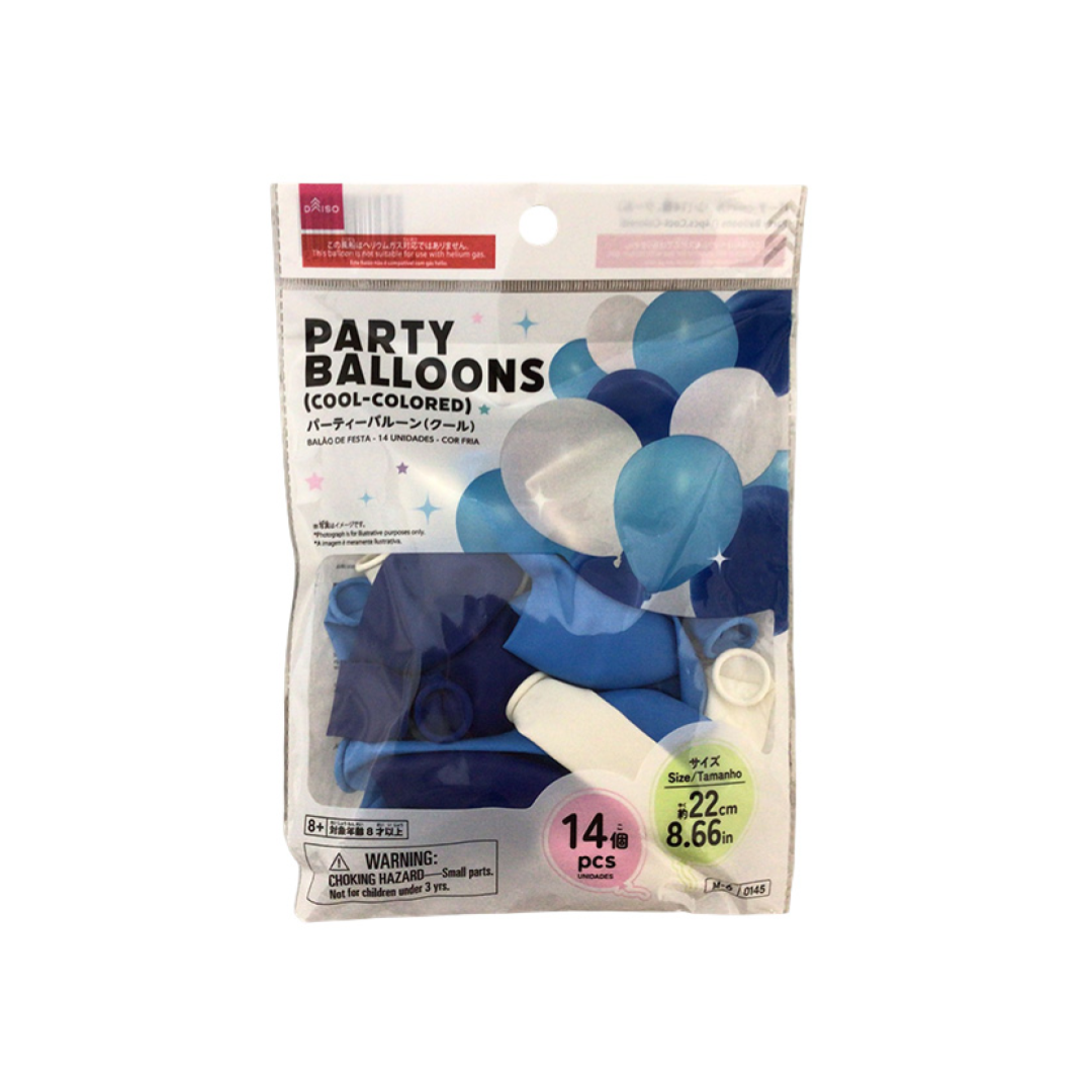 Party Balloons Cool Colored