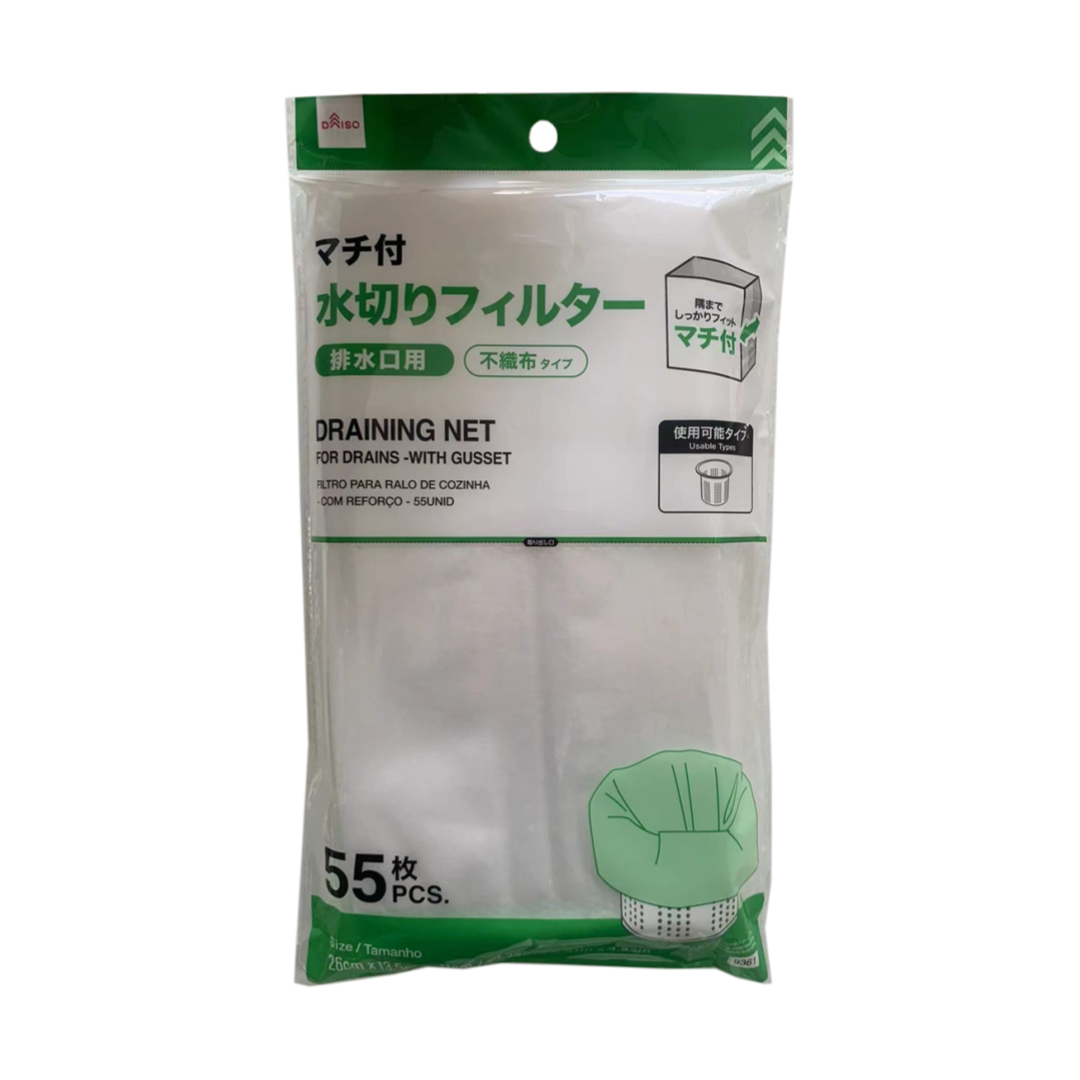 Draining Net for Drains with Gusset