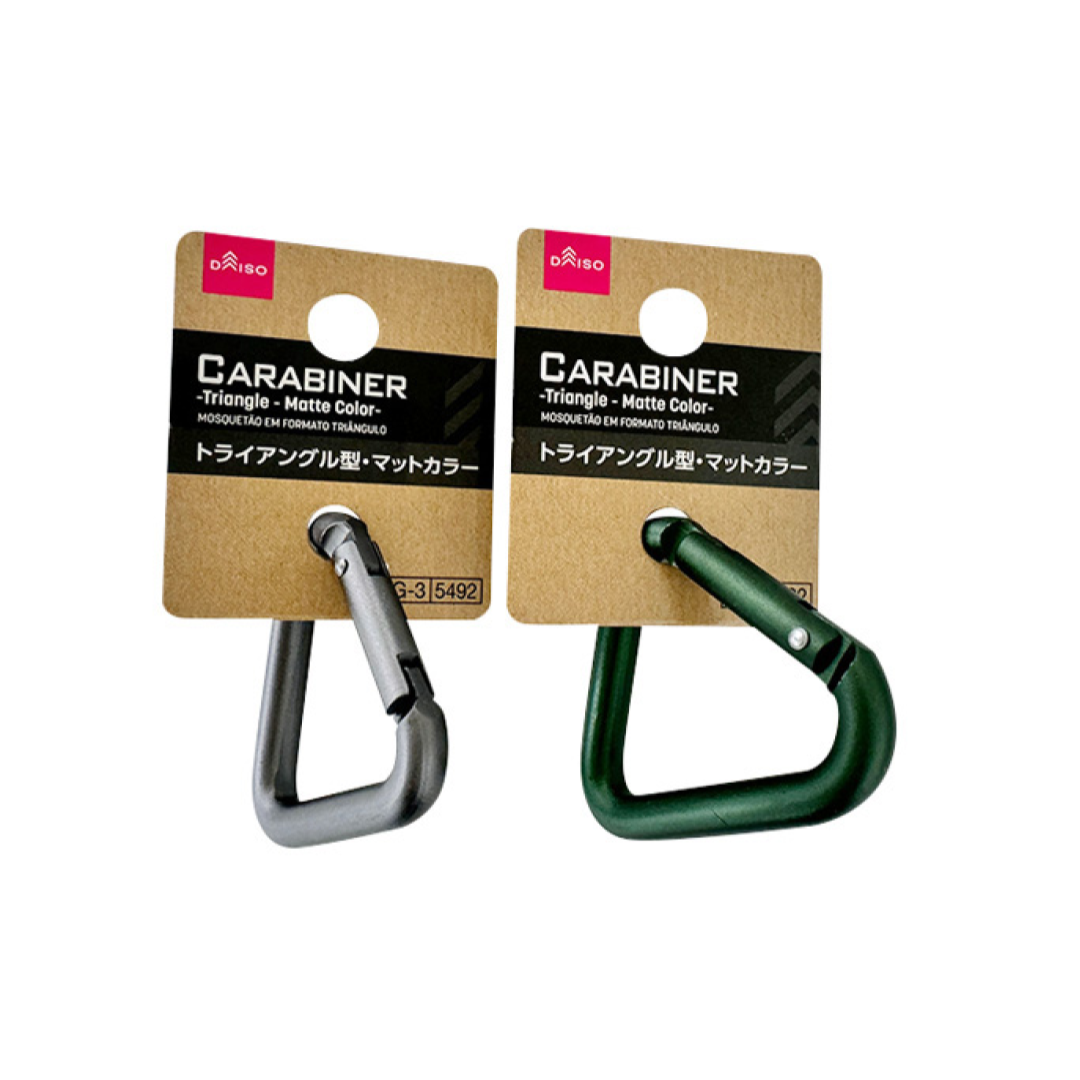 Carabiner Triangle Matte Color