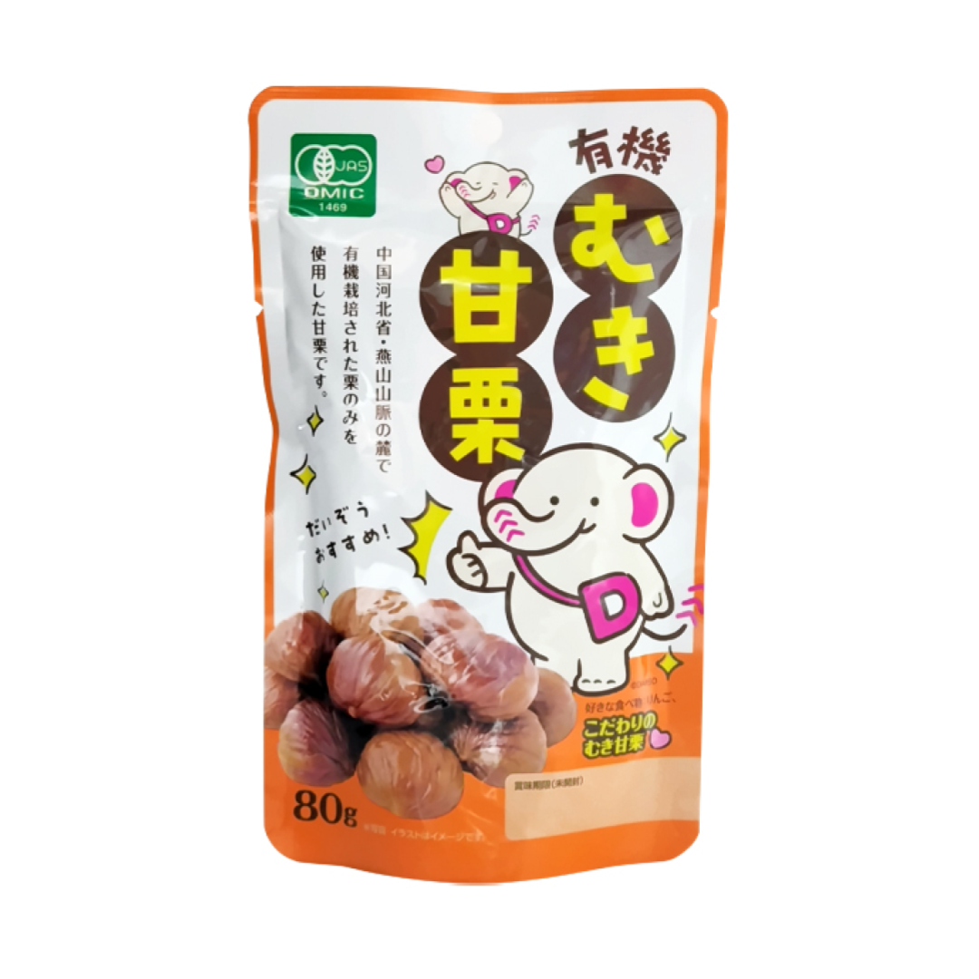 First Japan Daizo Organic Peeled Sweet Chestnuts 80g