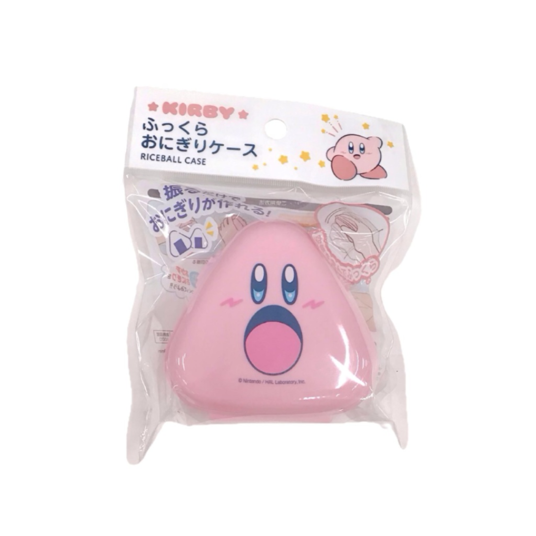 Kirby Starry Kirby Fluffy Onigiri Case Face