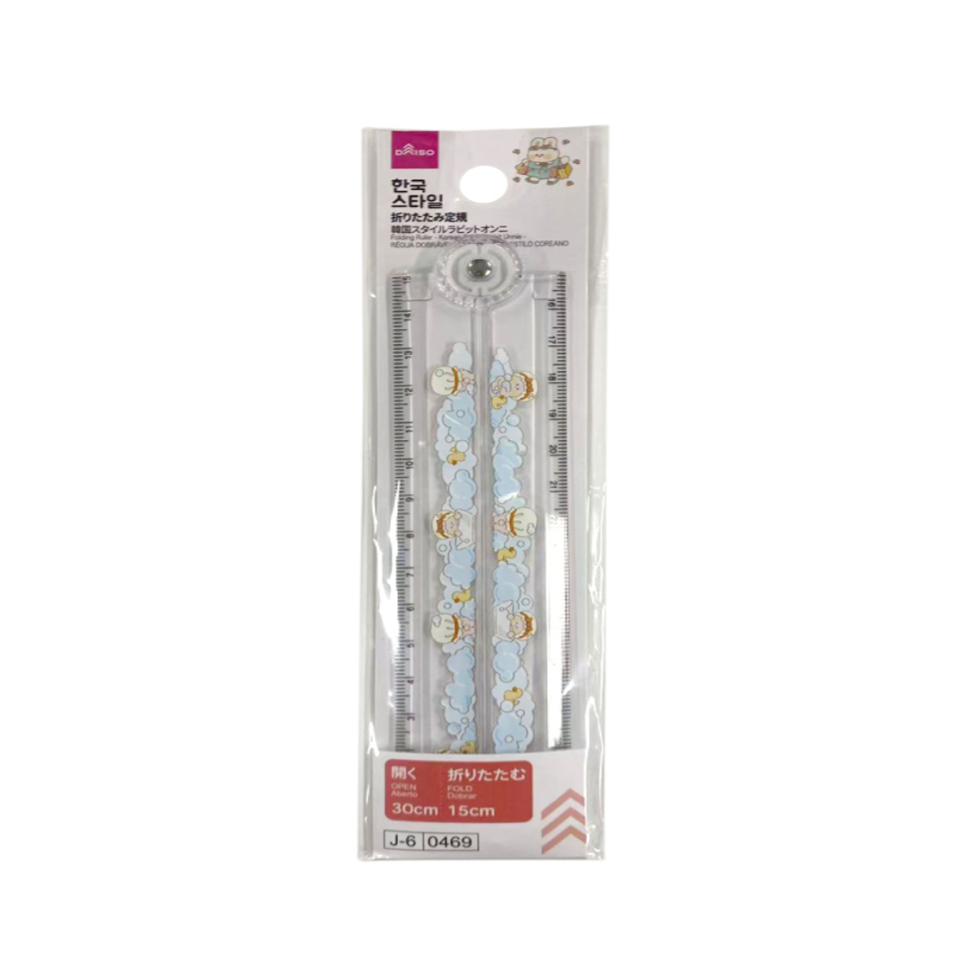 Folding Ruler Korean Style Rabbit Unnie