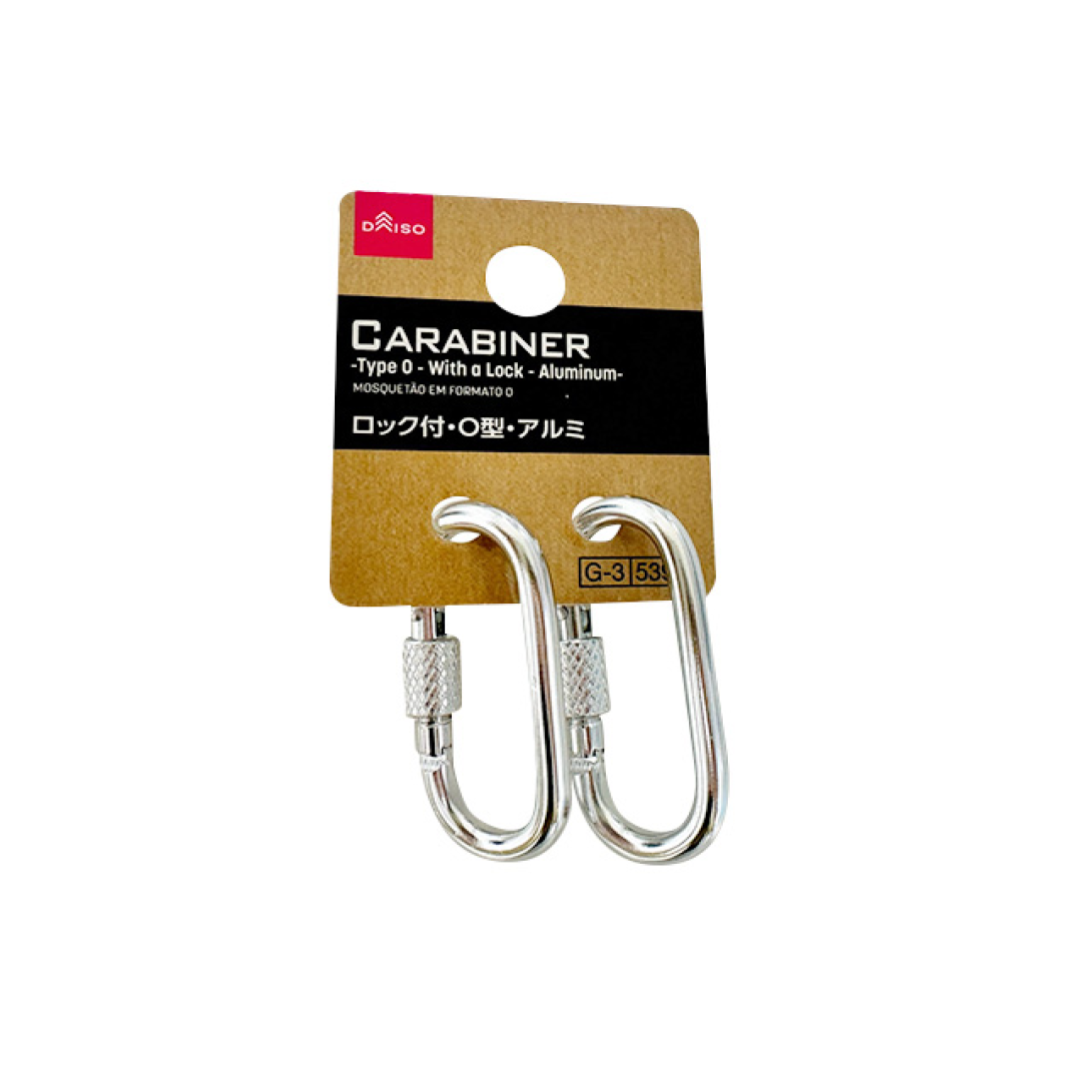 Carabiner Type O with a Lock Aluminum