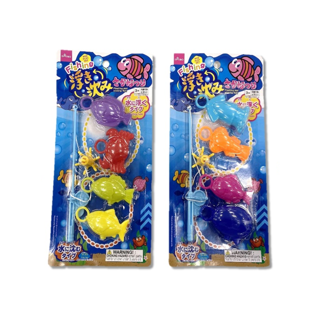 Fishing Rod Play Set Floating and Sinking Fish