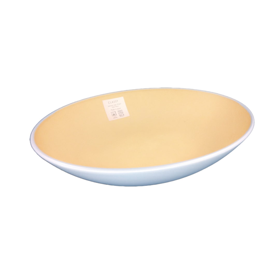 Classy Oval Plate Blue Dishwasher Safe