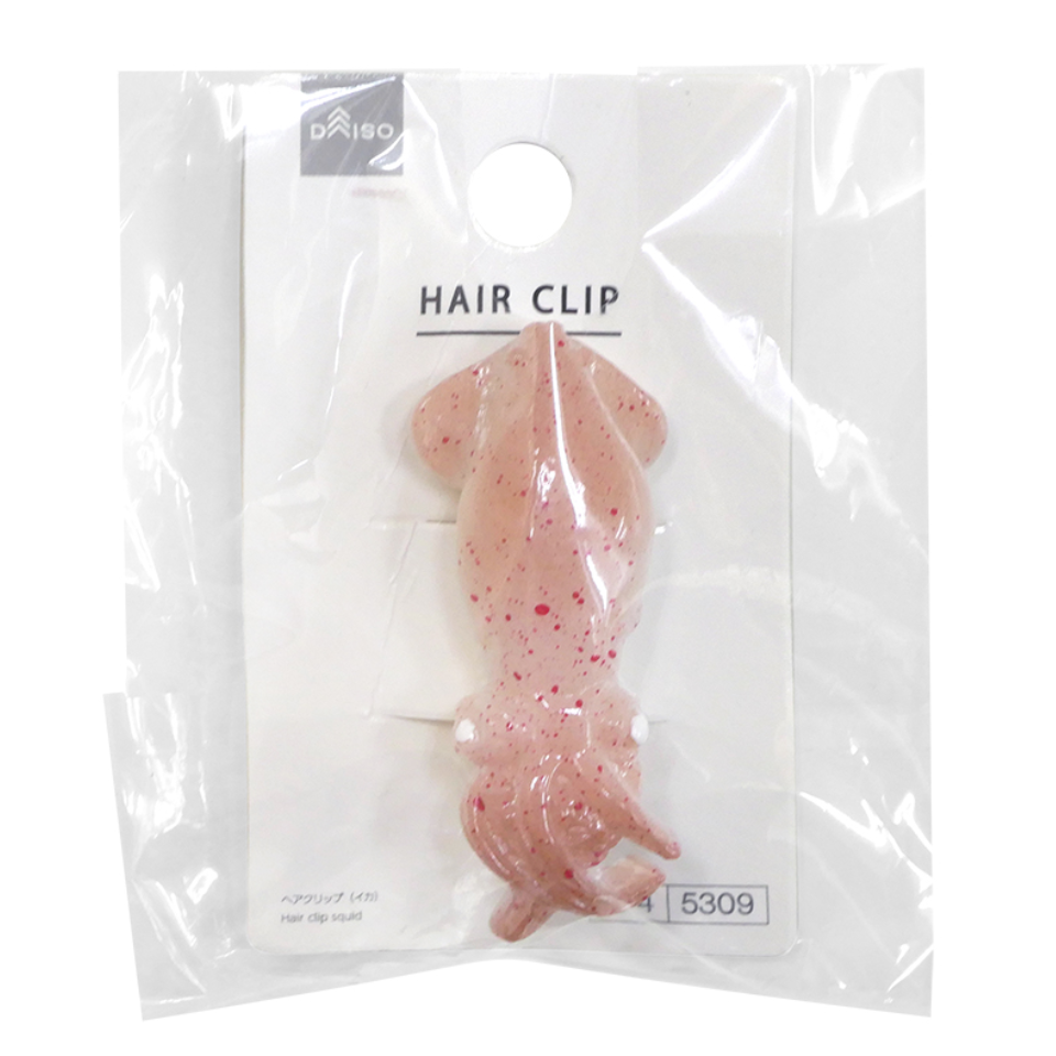 Hair Clip Squid