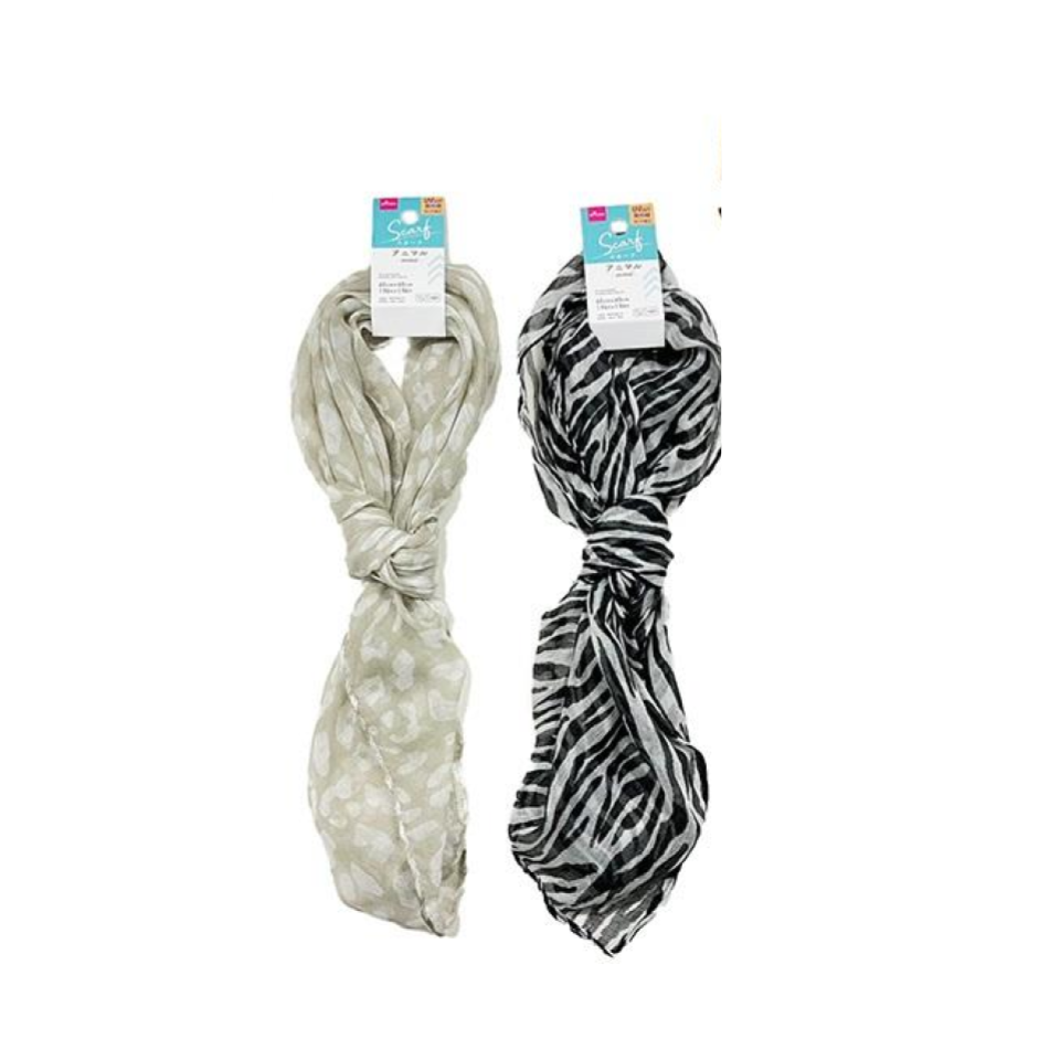 Scarf UV Cut Animal 1.96ft x 1.96ft