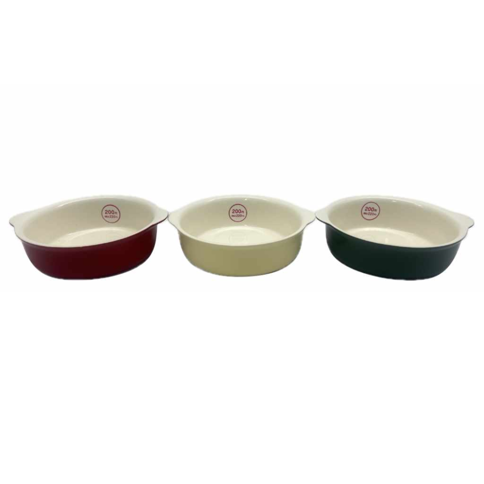 Gratin Plate Simple Color 15.5cm