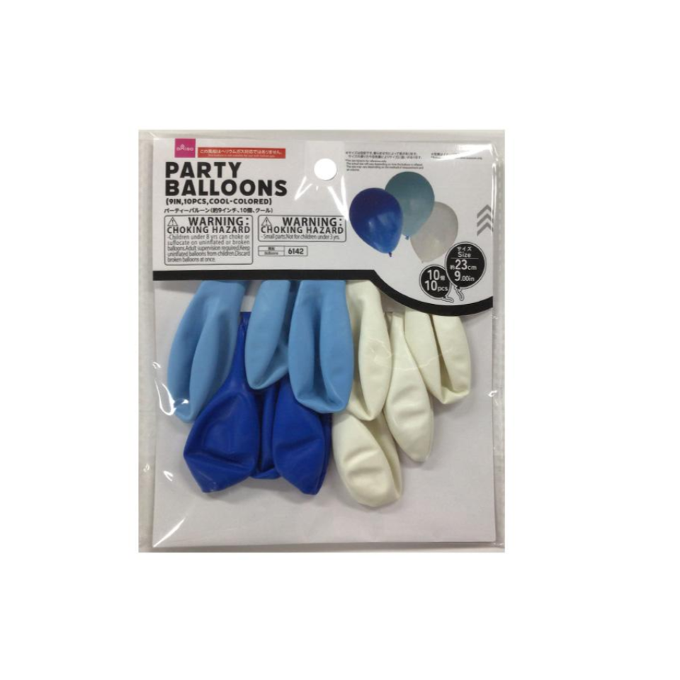 Party Balloons 9in Cool