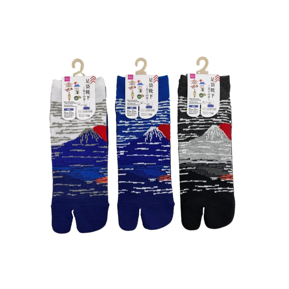 Mens Tabi Socks View of Mount Fuji