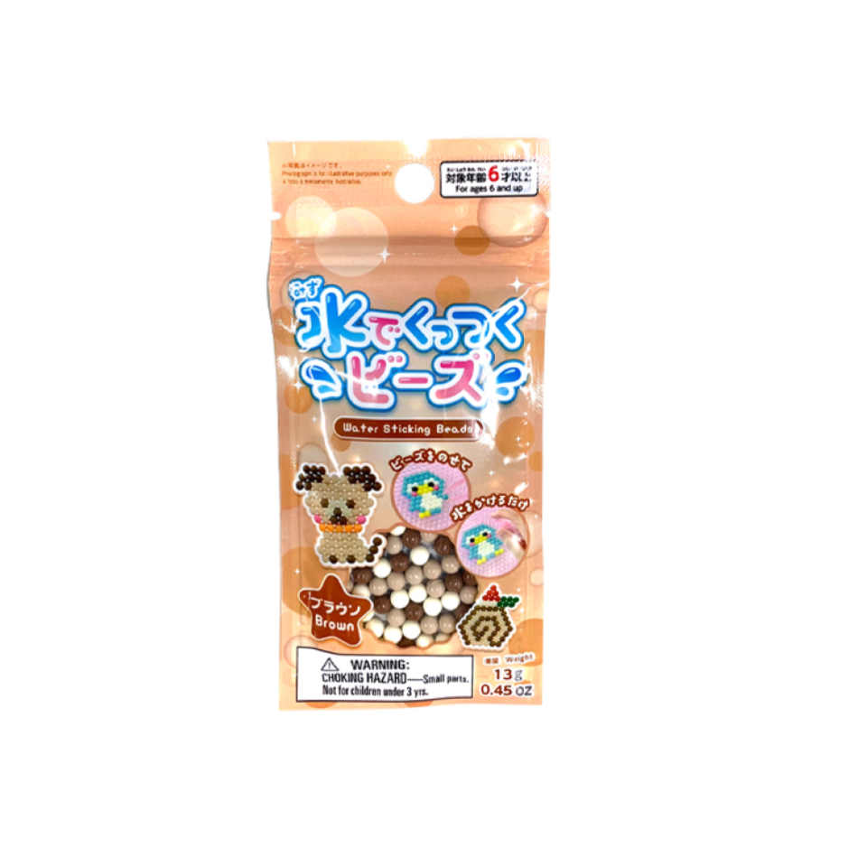 Water Sticking Beads Brown