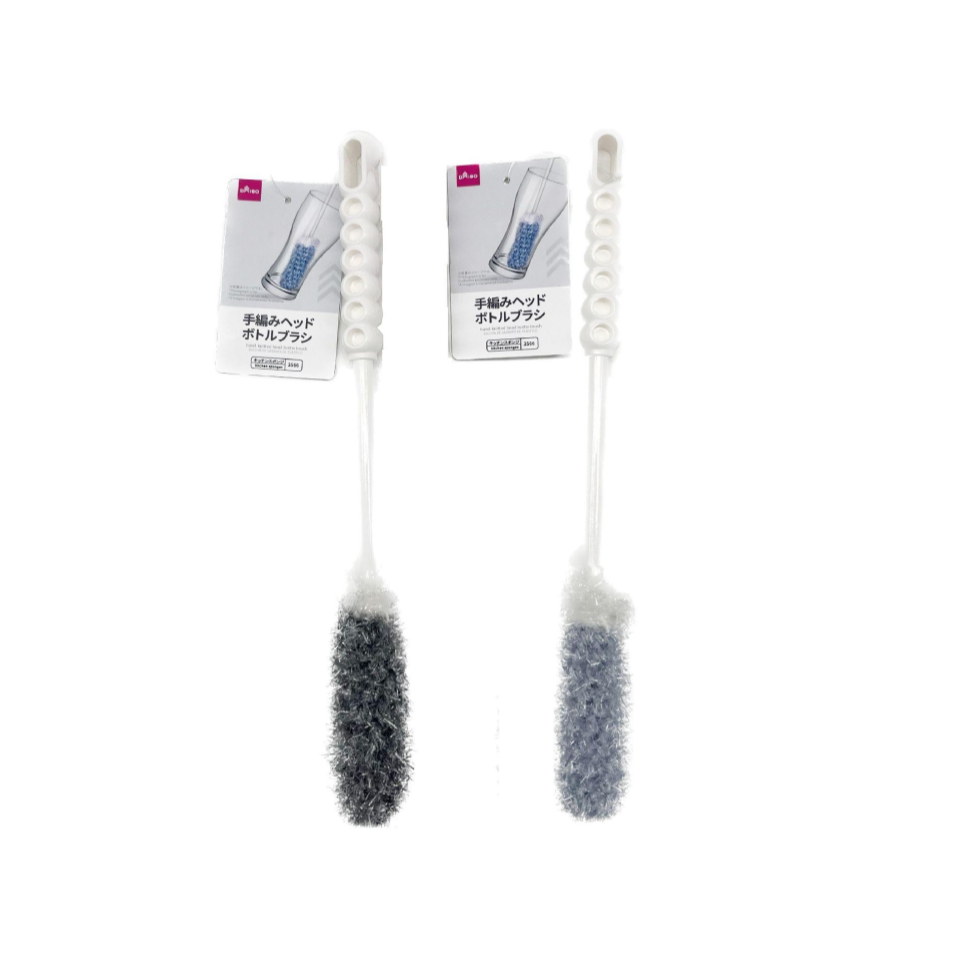 Hand-Knitted Head Bottle Brush