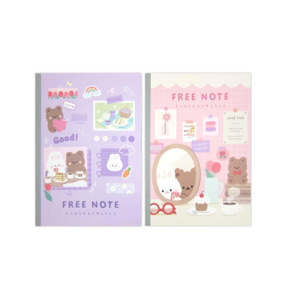 Notebook with Pull-Out Pages Animal Slow Life