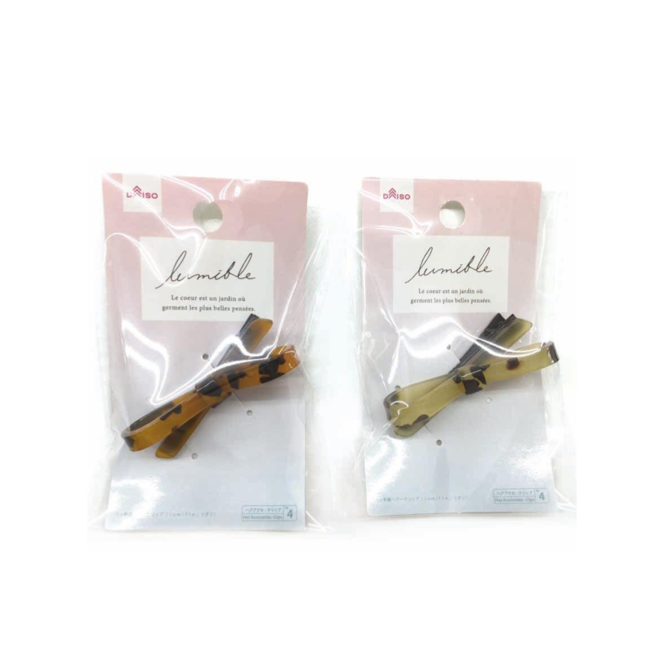 Imitation Tortoiseshell Ribbon Clip Lumifle