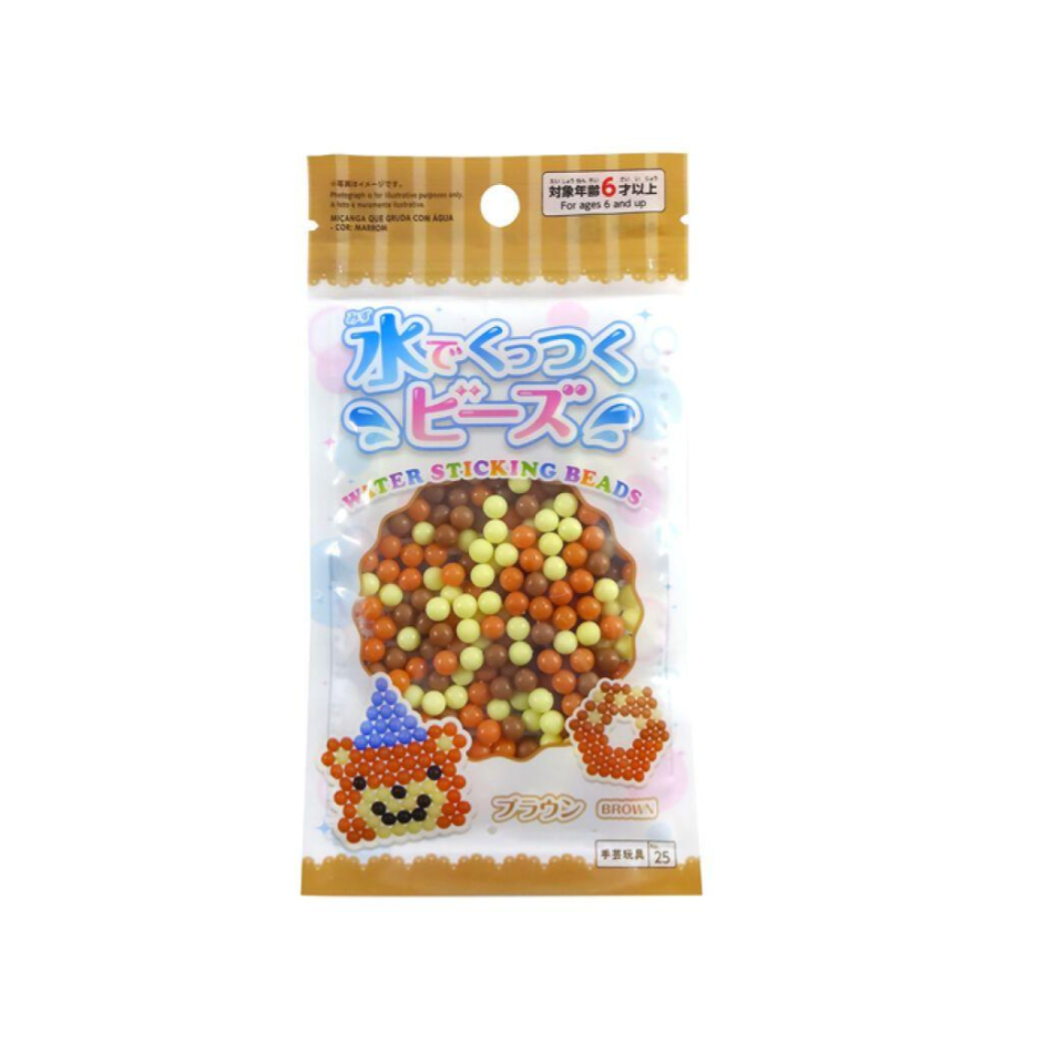 Water Sticking Beads Brown