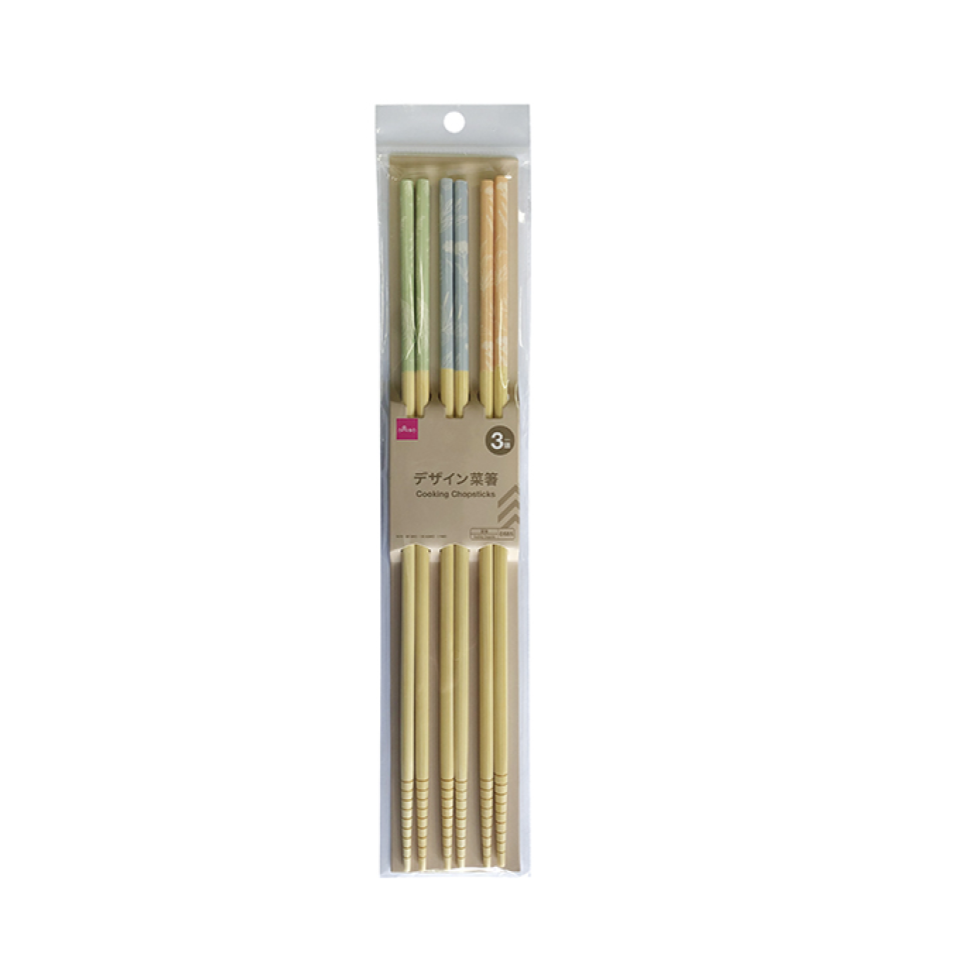 Cooking Chopsticks with Design Botanical Nuance Color